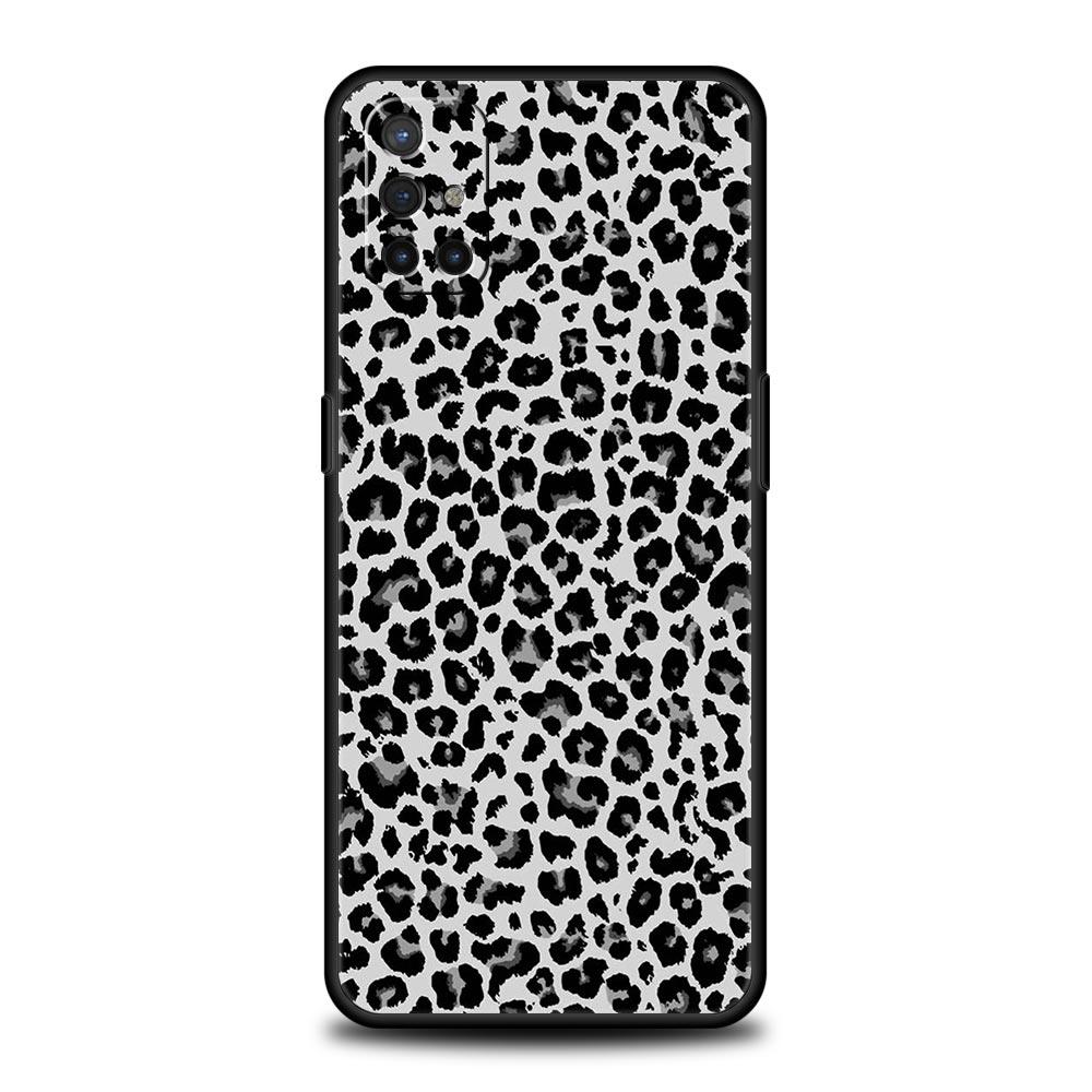 Phone Case For OnePlus 12 11 10 9 Pro 9T 12R 10R 9R 9RT 10T 8T 8 7 6T 7T Nord 2T CE 2 5G N200 N10 Cover Leopard Cheetah Print