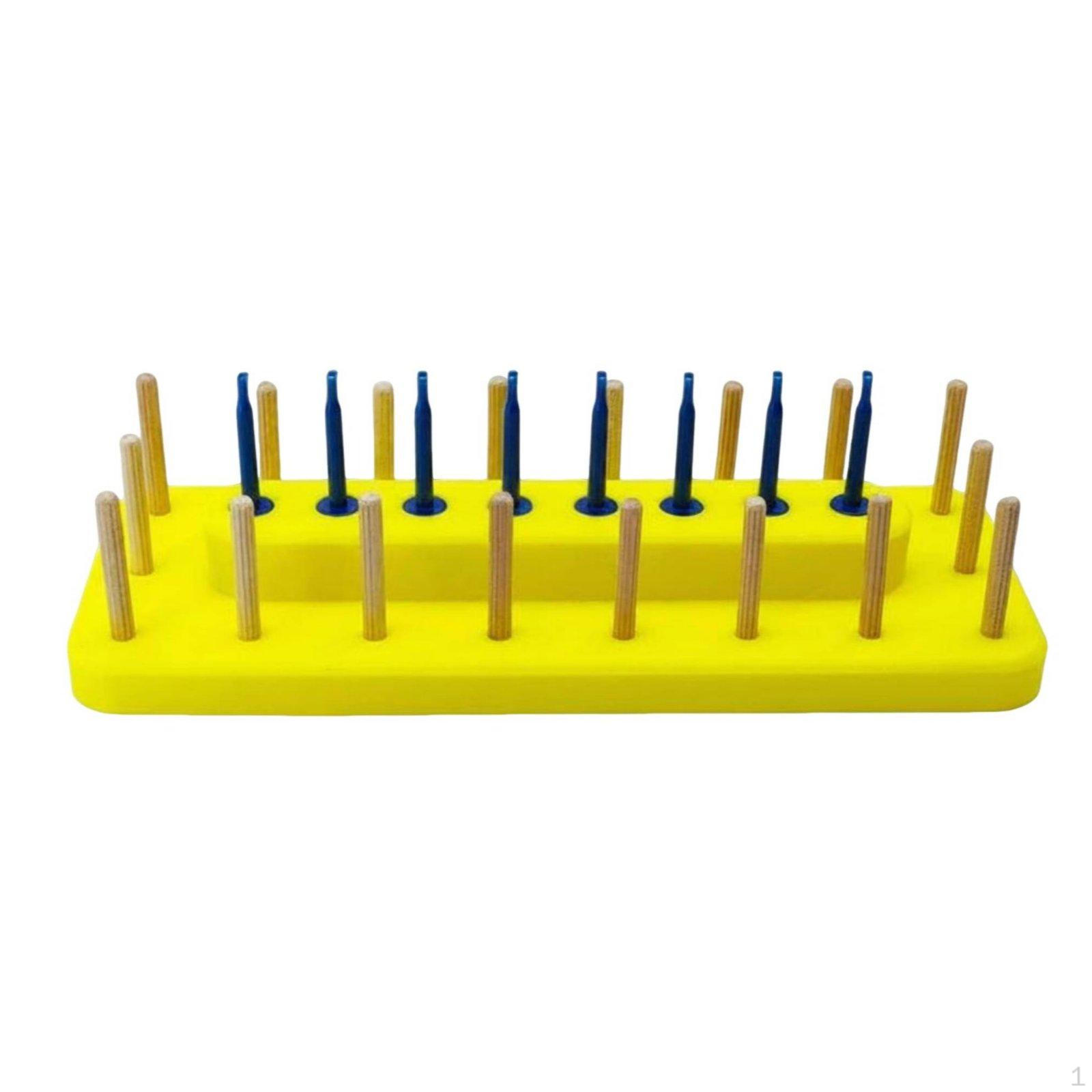 Fly Tying Thread Rack 2-in-1 Display Multi-Function Fishing Accessory