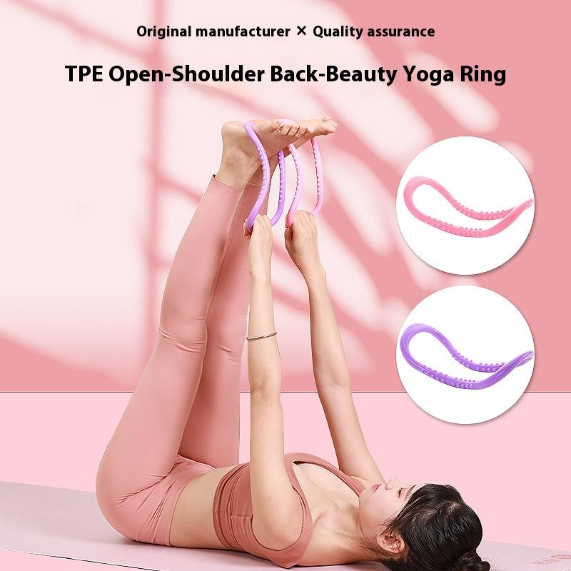 Jóga Circle Pilates Stretch Ring Domů Ženy Fitness Vybavení Masáž fascií Tělo Cvičení Cvičení Nástroj na podporu odporu
