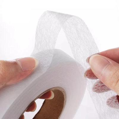 Çift Taraflı Yapışkanlı Sıcak Eriyik PA Yapışkanlı Tela (1cm-3cm)
