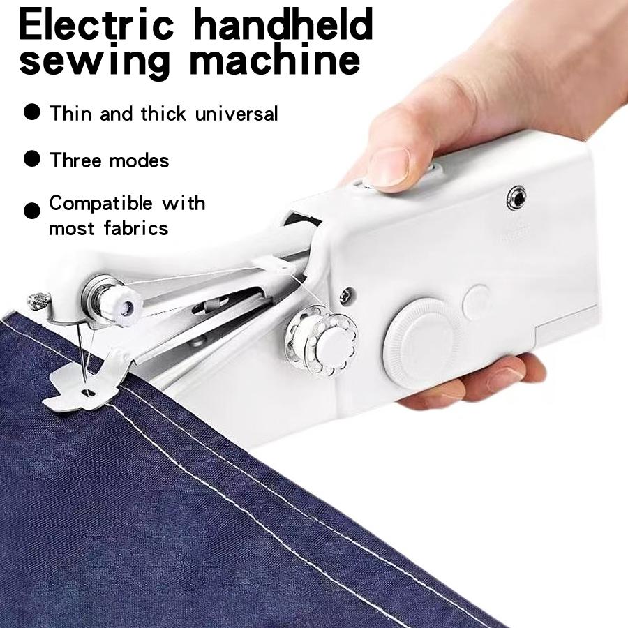 Handheld Portable Mini Electric Sewing Machine Suitable for DIY Sewing Processes Such As Clothing, Pillows, Fabrics, Etc