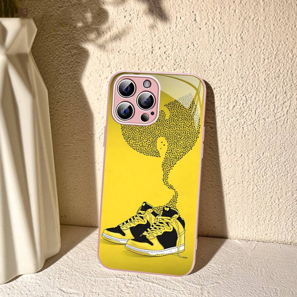 Fashion Trends WU-T-TANG CLANs Tempered Glass For Iphone 14 13 12 11 Pro Mini XS MAX 14Plus X XS XR Fundas