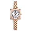 Retro High-Value Women'S Quartz Watch Medieval Exquisite Small Square Plate Women'S Watch Light Luxury Waterproof Women'S Watch