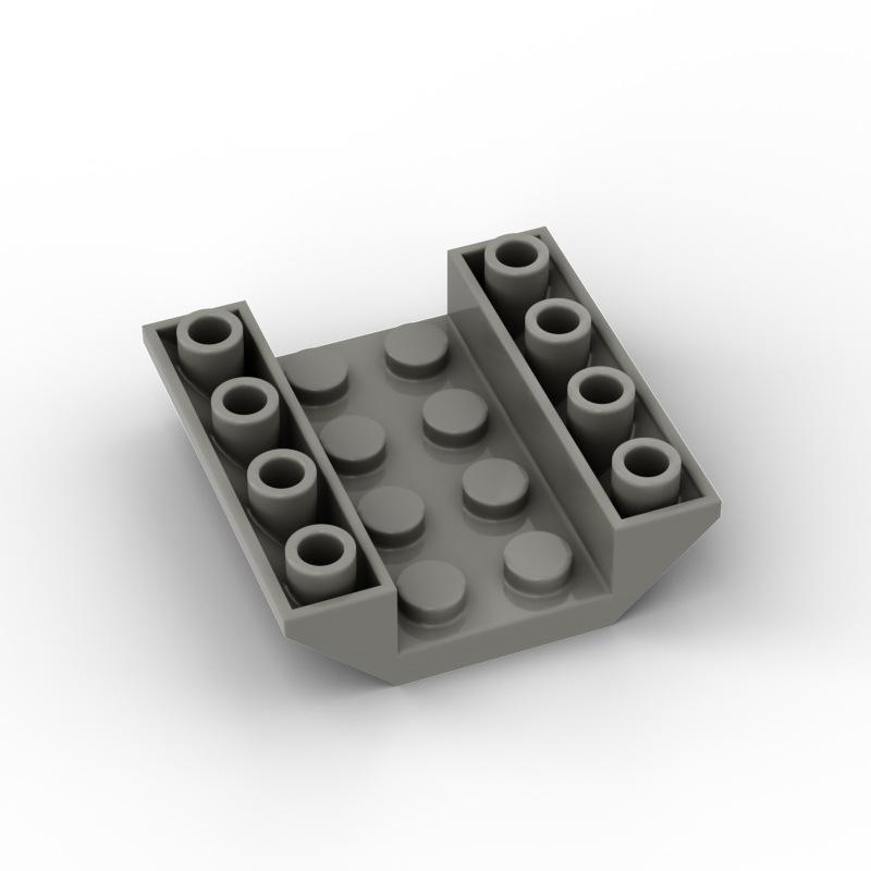 20pcs 45° 4x4 Double Inverted with Open Center 2 Holes Building Blocks MOC Parts Toys Compatible 72454/4854