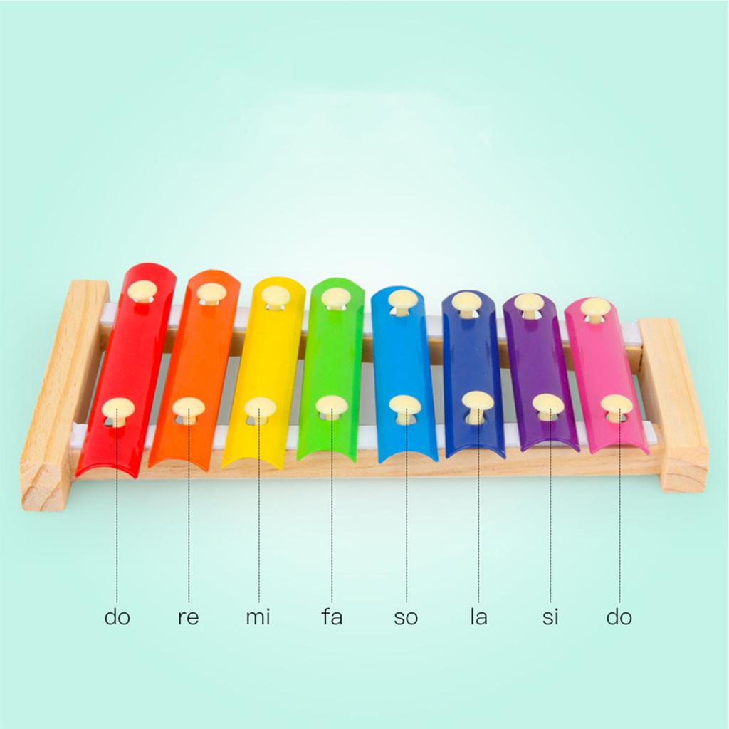 Toddler Musical Instrument Wooden Percussion Instrument Toy Preschool Educational Music Toy for Parent Children Interaction