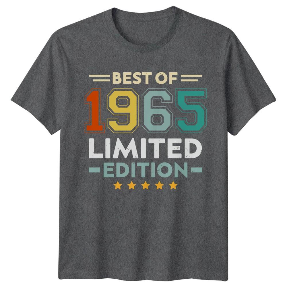 Best Of 1965 Unisexs T Shirt 61st Birthday Gift Limited Edition Tee