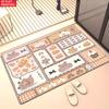 Kawaii Cartoon Bear Large Room Carpet Non Slip Cartoon Kids Bedroom Living Room Floor Mat Home Decor Children's Play Carpet