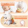 Infant Learn To Crawl Toy Animal Baby Crawling Doll Can Sing Walk Tummy Time Toy with Music Early Learning Education Toy Gift