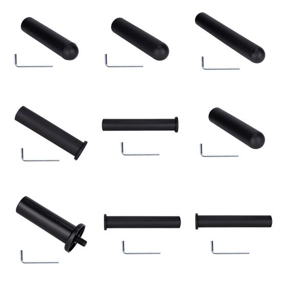 Barbell Adapter Sleeve with Wrench Convert 1 Weight Plate Posts To 2 Inch PP Heavy Duty Flat Ball Head Barbell Sleeve Fitness Equipment Accessories