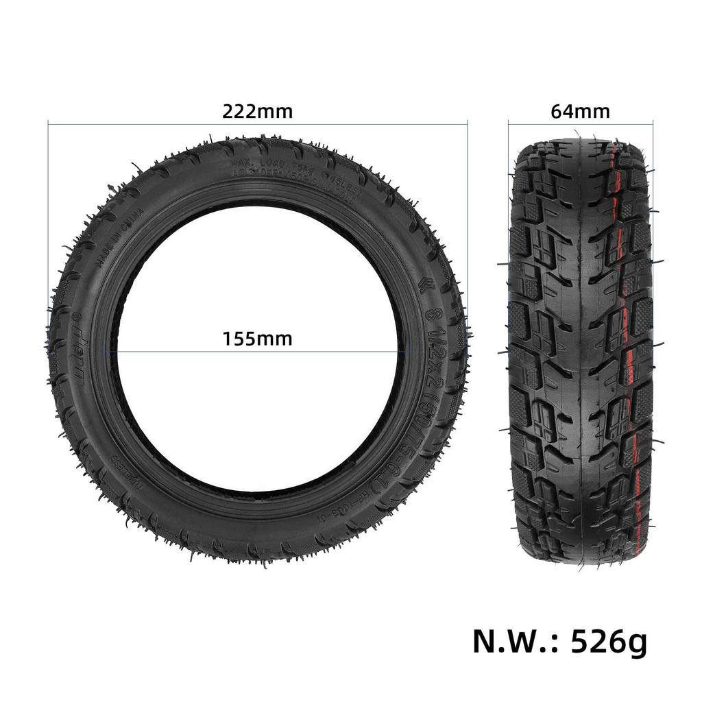 Ulip 8 1/2*2 Outer Tire for 8.5 Inch 50/75-6.1 Scooter Tyre 8.5*2 Tire