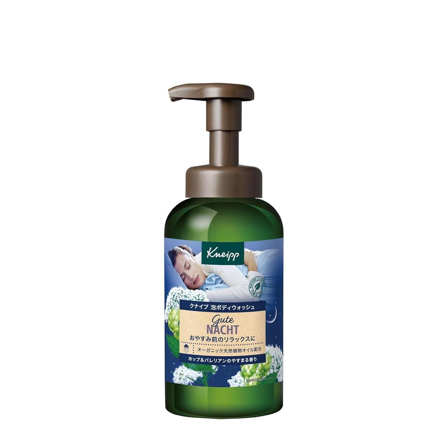 Kneipp Bubble Body Wash Gute Nacht Hop Valerian Scent 450g