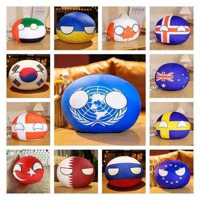 Brinquedo de Anime Countryballs Polandball Pingente de Pelúcia Boneca Almofada Infantil Manta