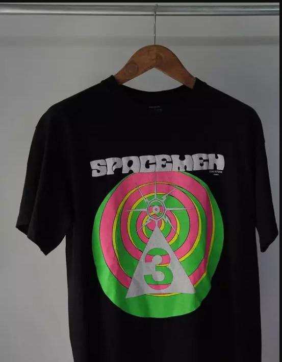 Spacemen 3 Band Graphic Short Sleeve T-shirt, Size S-4XL