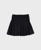 Alkialka Smocked Dot Skirt (Black)