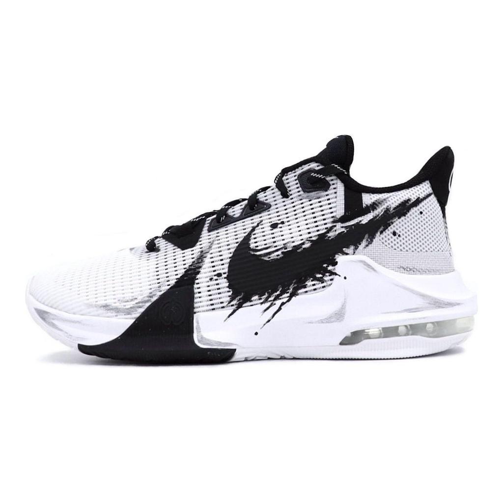 Nike Air Max Impact Basketball Shoes Men's Low top White/Black DC3725-100(Team25-XSC)