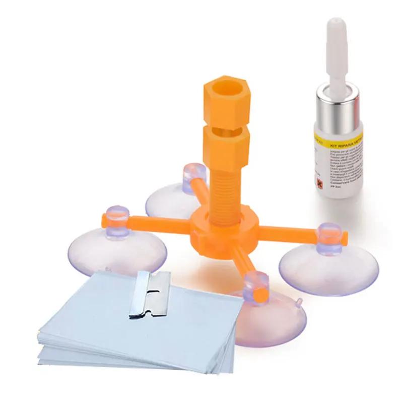 Windshield Damage Repair Fluid Car Cracked Glass Windscreen Scratch Repair Tool Kit Resin Sealer Auto Window Screen Polishing