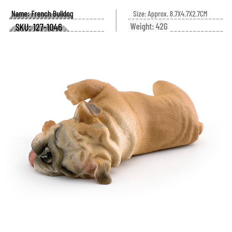 

Поза для сна Французский бульдог и Сиба-ину Детская забавная модель домашней собаки Настольные украшения