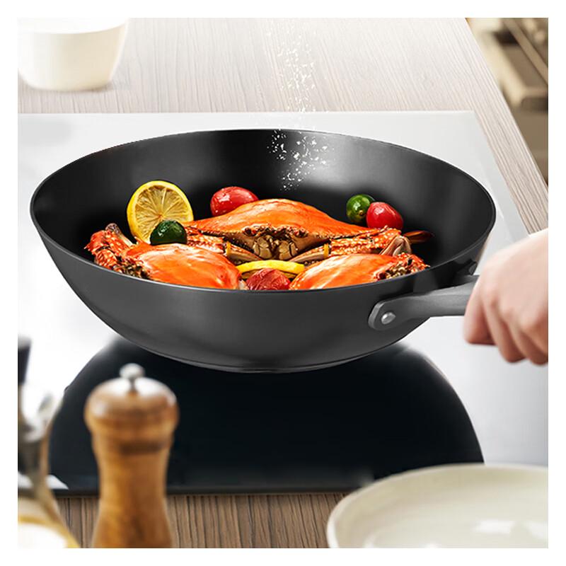ASD Premium High-Heat Rust-Resistant Cast Iron Wok