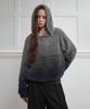 Teulimingbeodeu Gradient Hoodie Knit Pullover [ Gray ]