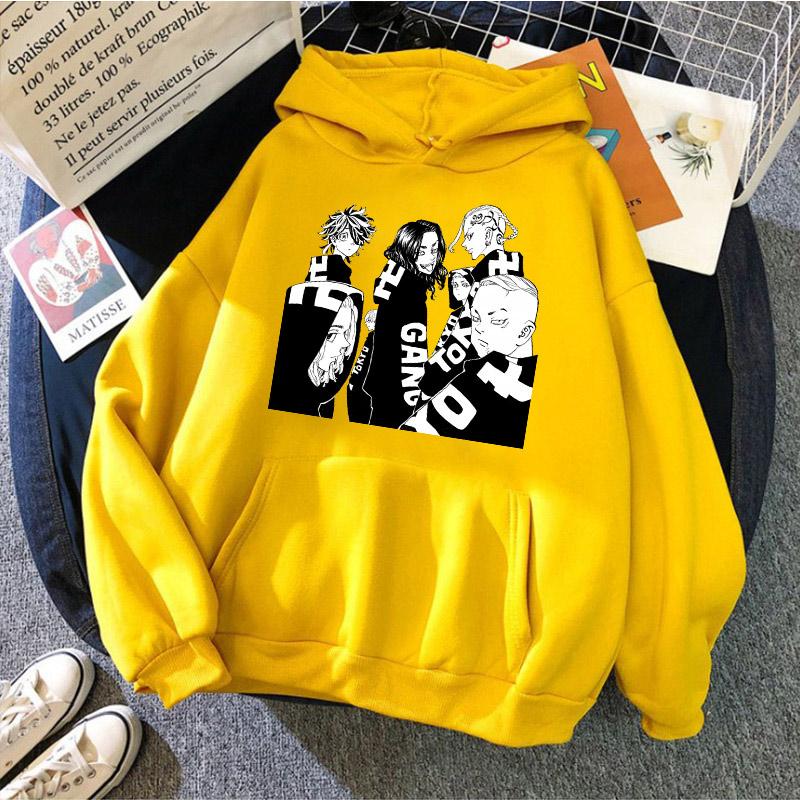 Moletom com Capuz Tokyo Revengers Anime Fantasia Jaquetas Masculinas Casacos com Capuz Casuais Moletons Blusas de Moletom Conjunto de Treino Masculino Roupas Outerwear