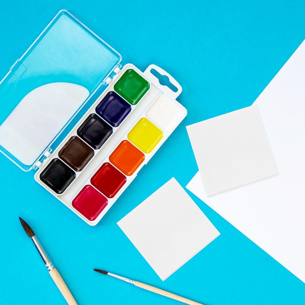 5Sets Double-Sided Tearable Palette Paper Waterproof Sheets for Painting Sketchbook Outdoor Art Projects Professional Palette