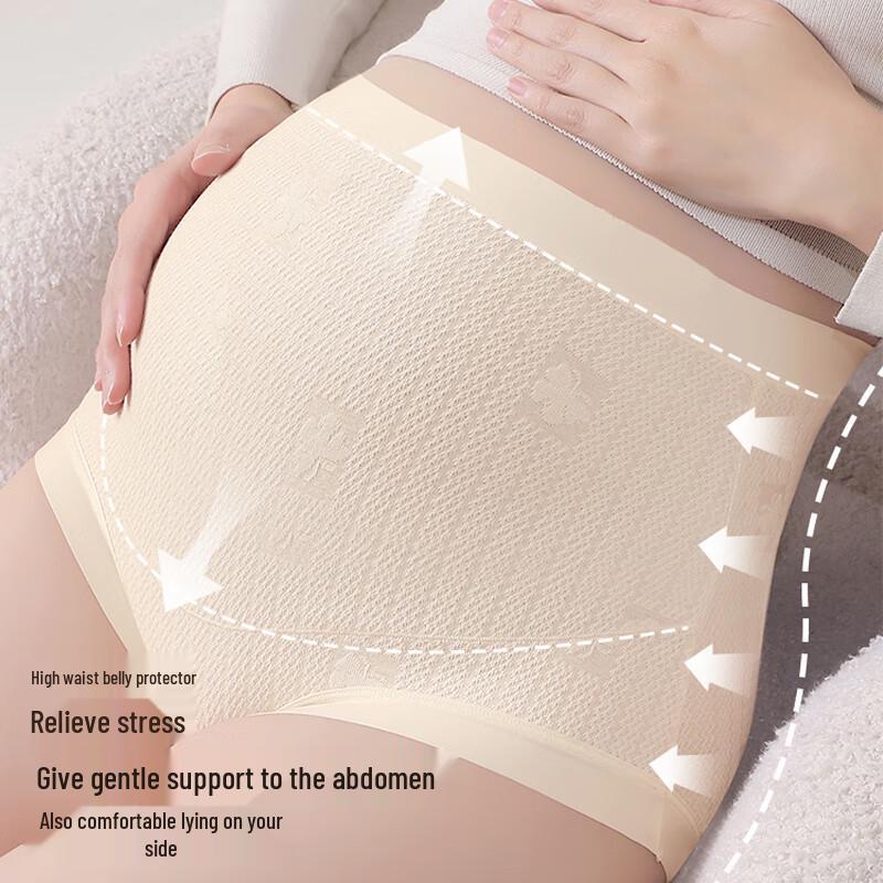 Urban Beauty Maternity High-Waist Abdominal Support Cotton Underwear (2-Pack)