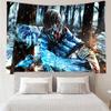 Powerful Warrior Kombat Tapestry Hanging for Bedroom,Livingroom, Playroom,Decor Art Room Wall Tapestry Holiday and Birthday Gifts