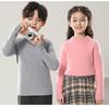 100% Wool Striped Round Neck Kids’ Thermal Sweater - Medium to Large, Unisex, Autumn/Winter
