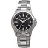 Seiko Solar Quartz Watch SBPN067 Silver Black Men's 40mm