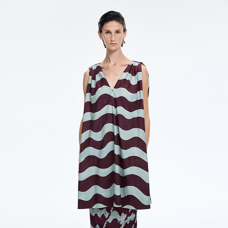 JNBY A-Line Sleeveless Printed Dress