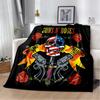 Guns N Roses Hard  Rock Band Blanket,Soft Throw Blanket for Home Bedroom Bed Sofa Picnic Travel Office Rest Cover Blanket Kids