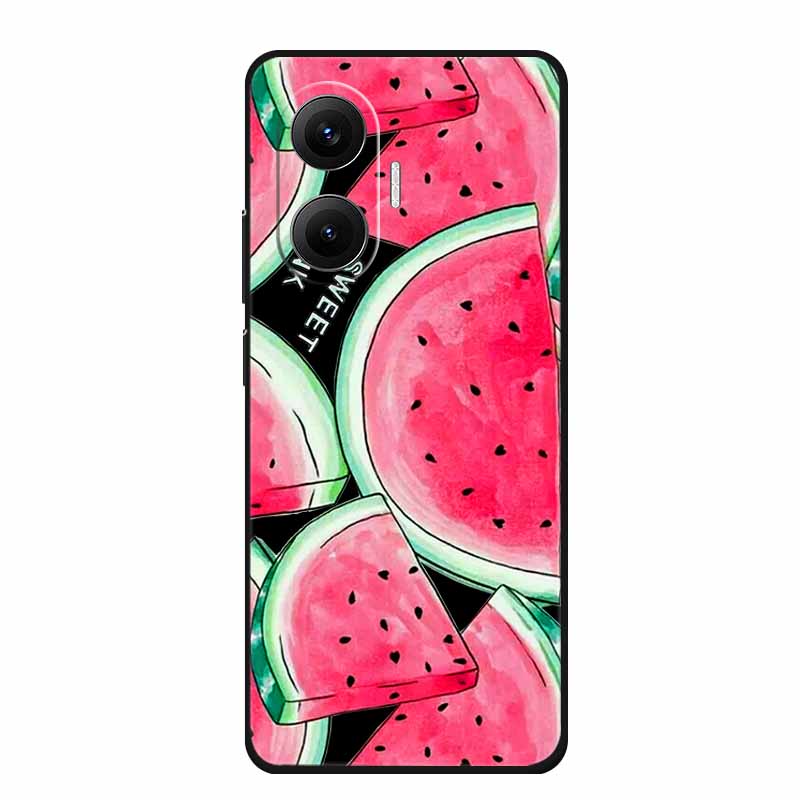 Black Silicone Case For Redmi Turbo 4 Pro A5 4G Case Cartoon Cat Soft Back Cover For Xiaomi Poco X7 Pro C71 Poco M7 4G Plus Case