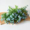 Artificial Flower 5 Stems Fake Wildflower Bouquet with Leaves for Wedding Centerpieces Floral
