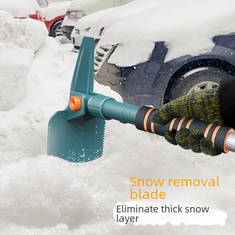4-in-1 Multifunctional Car Snow Shovel & Ice Scraper