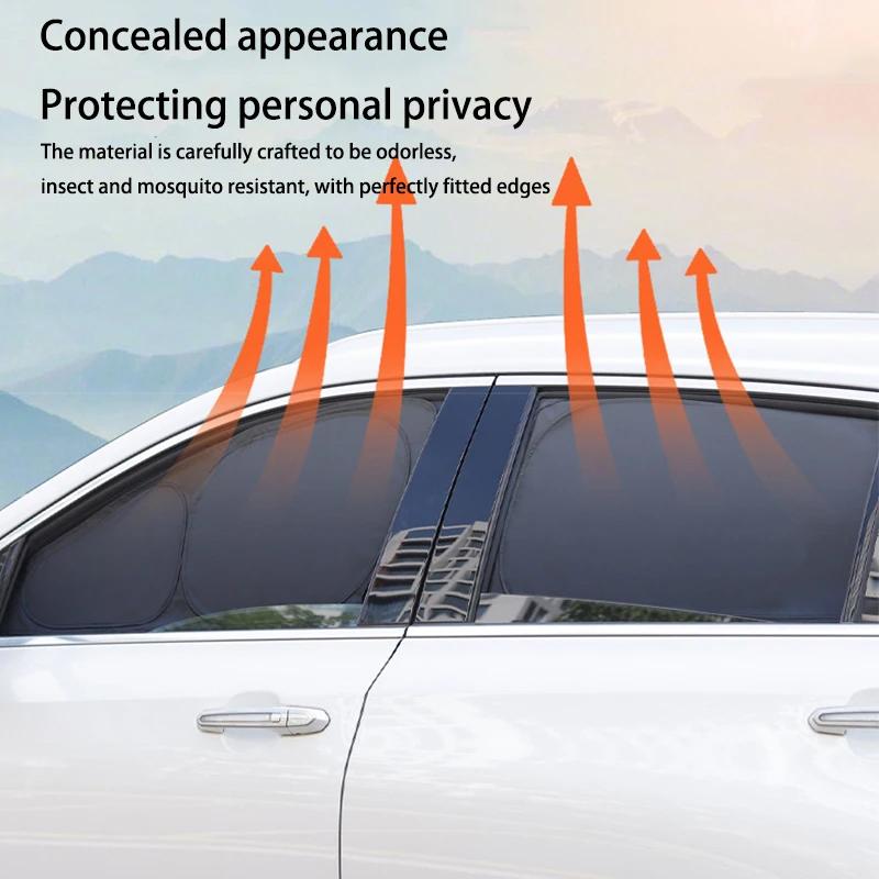 BED1 For Tesla Model Y Juniper 2025 Launch Sun Shade Front Rear Side Window Sunshade Windshield Sun Visor Outdoor Camping Accessories