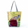 Greyhound Shopping Bags Casual Groceries Women Handbags Animal Dog Graphic Large Capacity Shoulder Bags Portable Foldable Totes