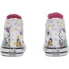 Converse Hello Kitty X  Chuck Taylor All Star Fashion Comfortable High Top Walker Shoes Baby Shoes White 764635C
