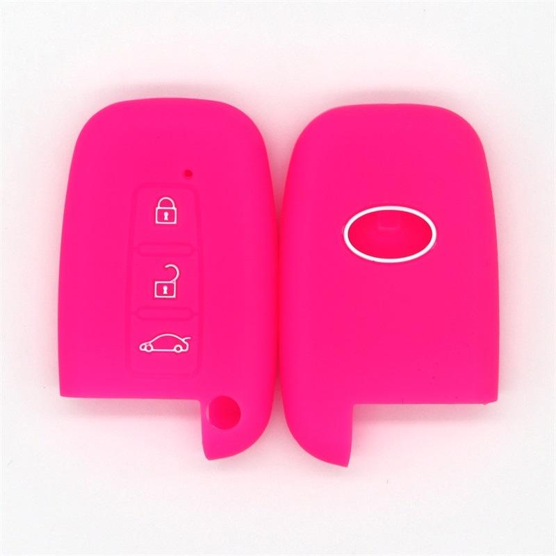 Suitable for Kia K2K3K5 smart car Sorento smart one-button start version 3-button silicone key protection bag case