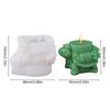 3D Candle Silicone Mold Succulent Turtle Diffuser Stone Ornament Resin Animal Moulds Cake Clay Making Crafts Accessories