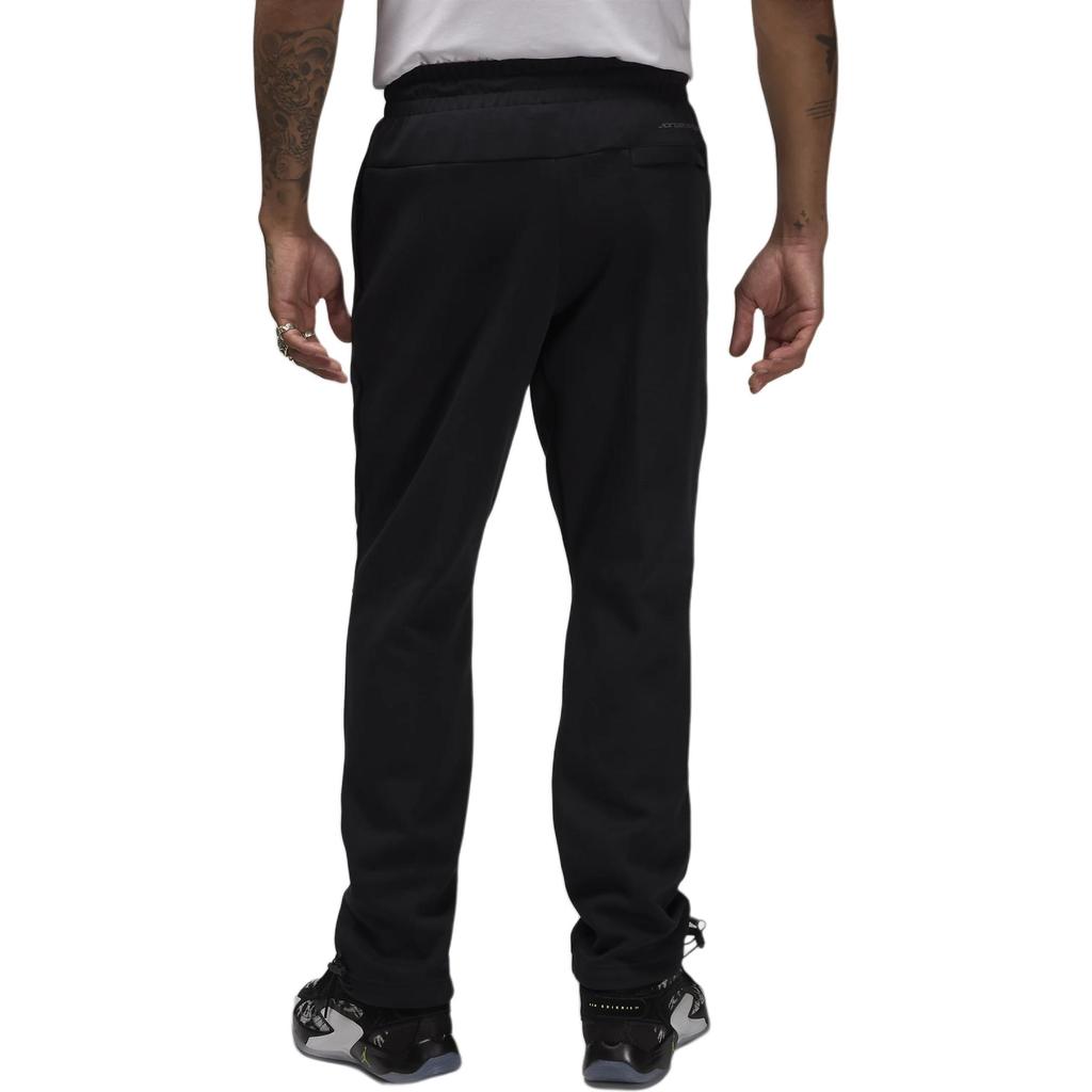 Jordan Sport Hoop Comfortable Soft Breathable Mid-Rise Drawstring Straight-Leg Knit Sports Pants Men bottoms Black Shadow FV8604-010