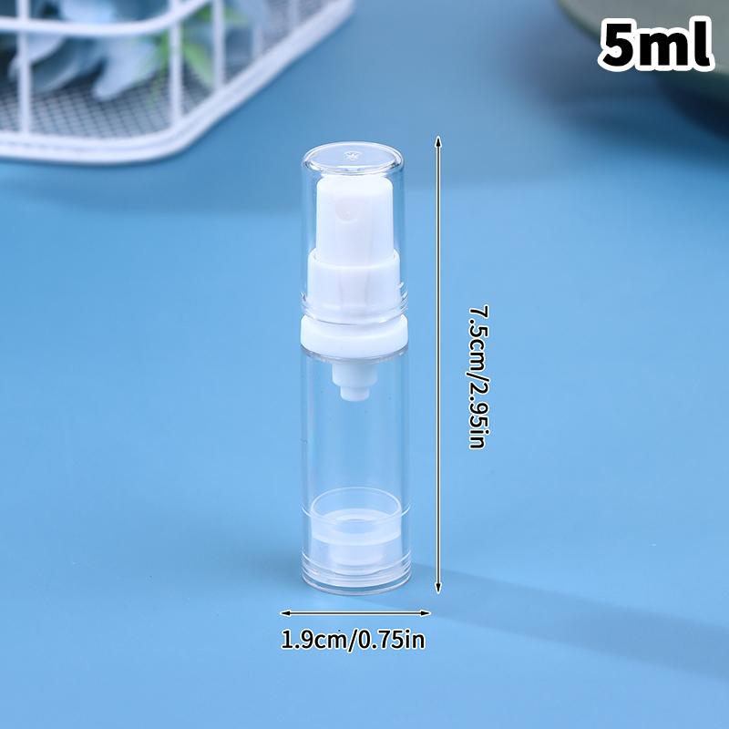 5/10/15ml Tragbare Vakuum-Pressflasche – Nachfüllbarer Mini-Sprühzerstäuber für Flüssigkeiten, Lotion, Make-up, Kosmetika und Parfüm
