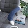1 Pair Universal Solid Color Elastic Zip Armrest Covers Polyester Armrest Computer Chair Covers For Office Computer Chair