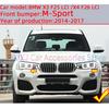 Piezas de Automóvil Para BMW Cubierta de Boquilla Lavafaros Parachoques Delantero Para X3 X4 F25 F26 LCI M-Sport 2014 2015 2016 2017 #51118064137
