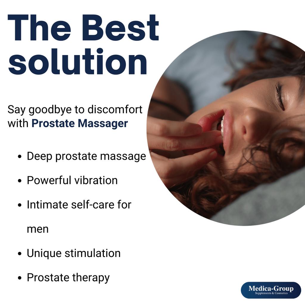 Prostate Massager by Medica-Group - Deep and Unique Prostate Massage