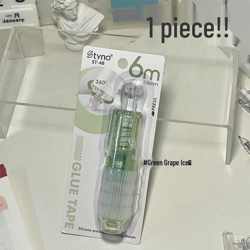 Pen-Style Click-Action Glue with Replaceable Core and Strong Adhesive Diamond Dot Particles