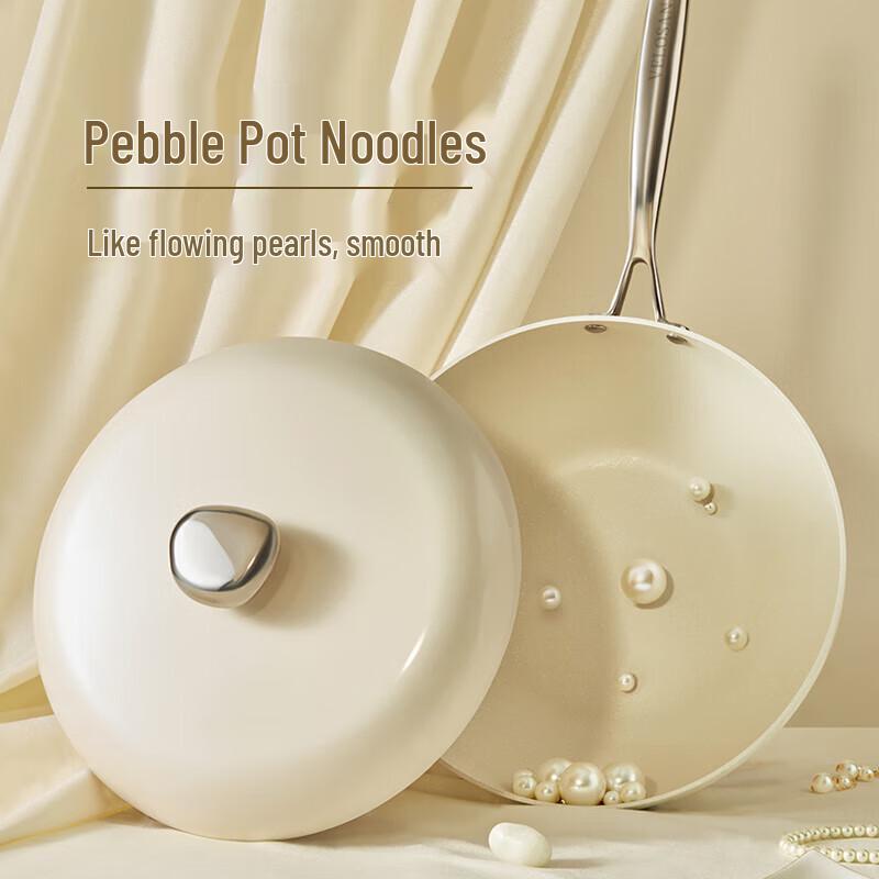 VELOSAN White Magnolia Non-stick Wok