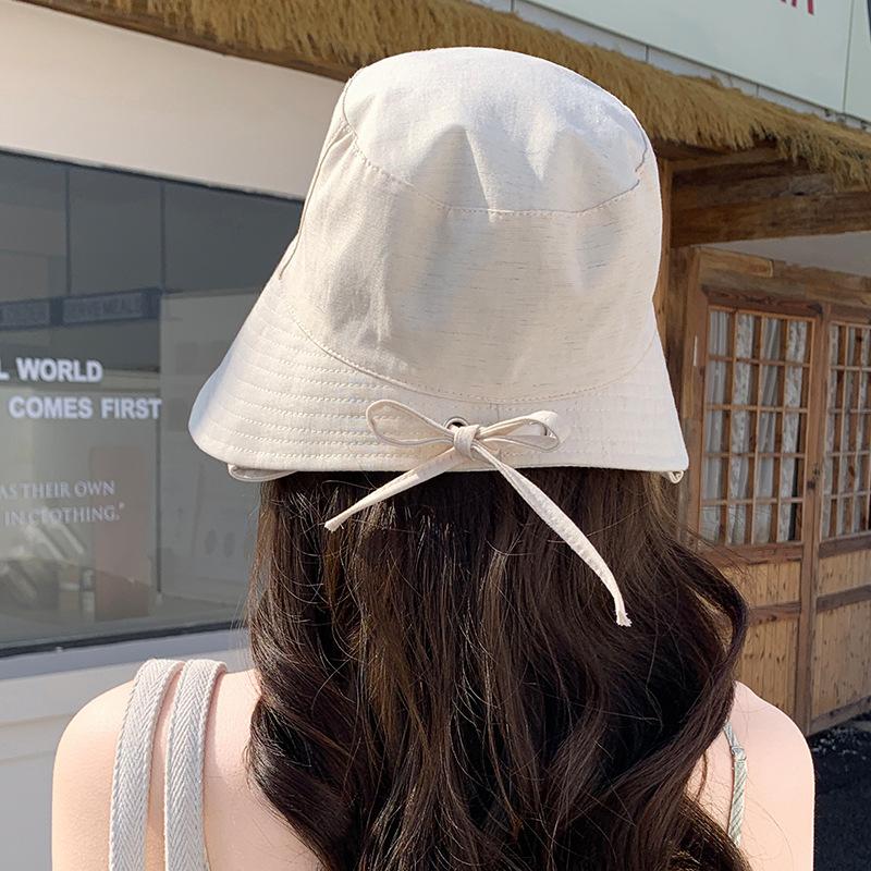 Women's Double-Sided Fisherman Hat Vintage Casual Bucket Sunhat for Spring-Summer Fashionable Outdoor Accessory