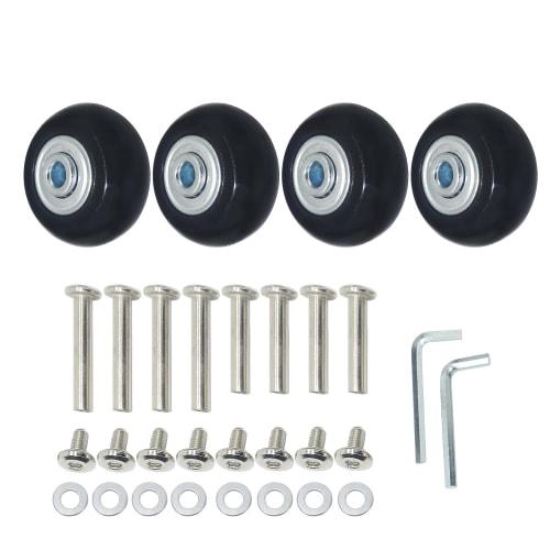 Replacement Tire Kit for 4-Wheel Silent Series Wheels. For wheel repairs on suitcases, shopping carts, carry-on boxes, and more. DIY Caster Replacemen