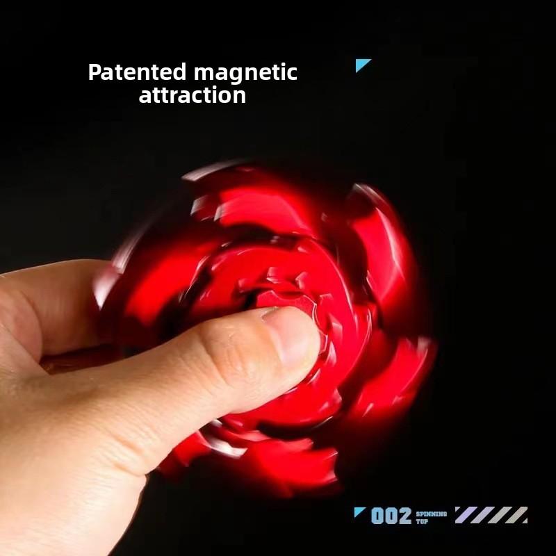 Edc Fidget Sliders Open Armor Spinning Top Fidget Toys Stress Relief For Adults Magnetic Finger Spinner Anti Stress Toys