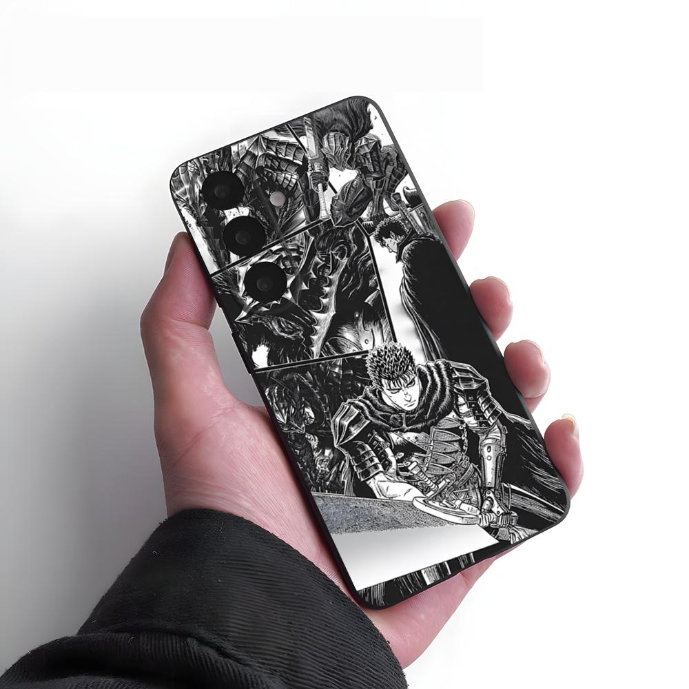 Berserk Anime Phone Case For Samsung S26 S25 Plus S20 S20 Plus S22 Ultra S23 FE S21 Plus S21 Ultra Soft Cover